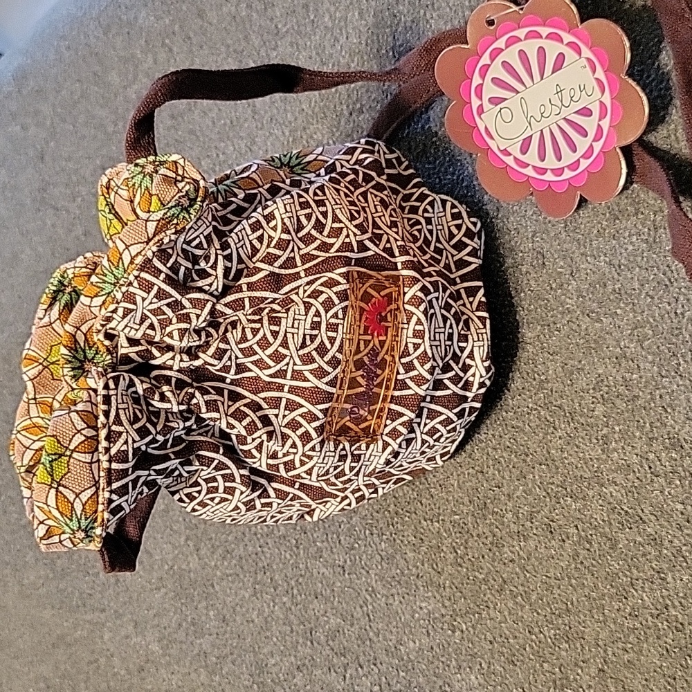 💋5/$25 Chester Brown Small Patterned Hobo Bag
